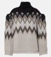 Acne Studios Mohair And Wool-blend Sweater In Multi