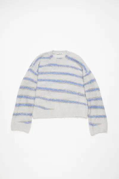 Acne Studios Mohair Blend Jumper In Brown