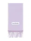Acne Studios Mohair-blend Scarf In Purple