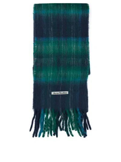 ACNE STUDIOS ACNE STUDIOS MOHAIR BLUE SCARF