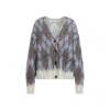 Acne Studios Katcher Mohair Cardigan In Gray