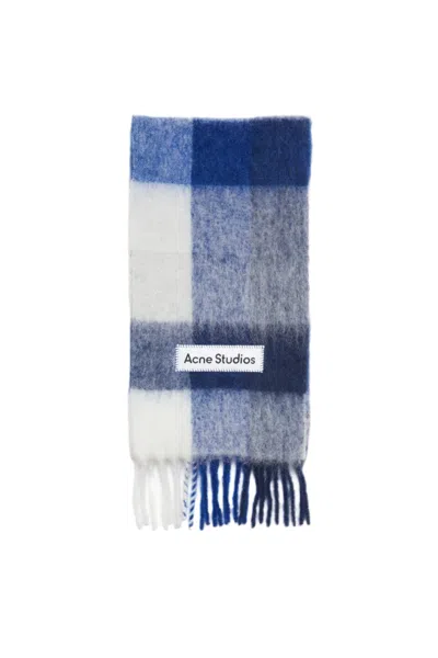 ACNE STUDIOS MOHAIR CHECKED SCARF