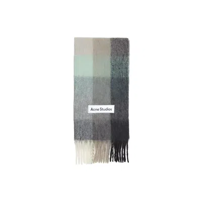 ACNE STUDIOS MOHAIR CHECKED SCARF