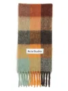 Acne Studios Checked Mohair-blend Scarf