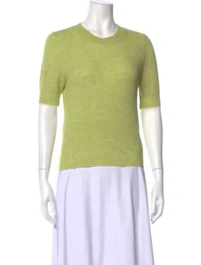 Pre-owned Acne Studios Mohair Crew Neck Sweater In Gray