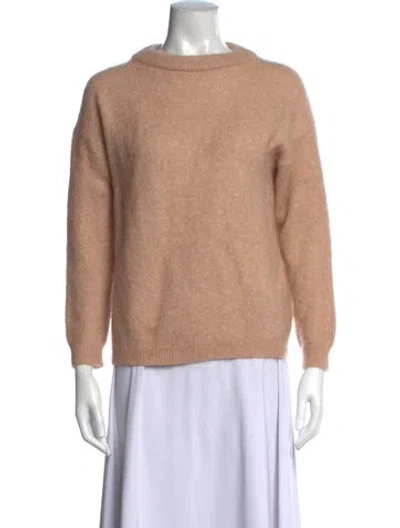 Pre-owned Acne Studios Mohair Crew Neck Sweater In Pink