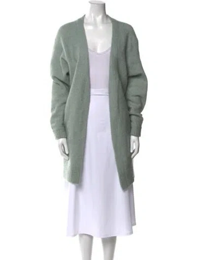 Pre-owned Acne Studios Mohair Open Front Sweater In Multi