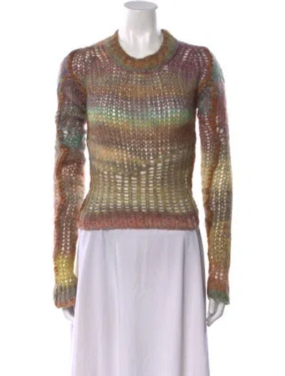 Pre-owned Acne Studios Mohair Printed Sweater In Multi