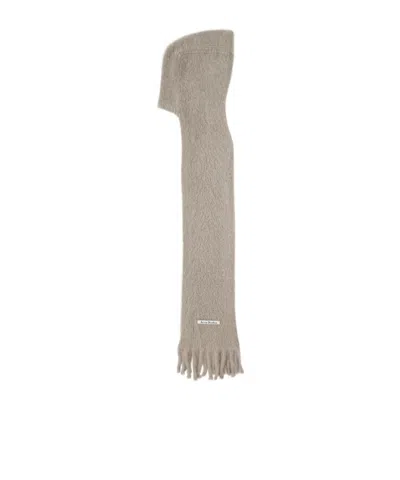Acne Studios Mohair  Wool Scarf In Neutral