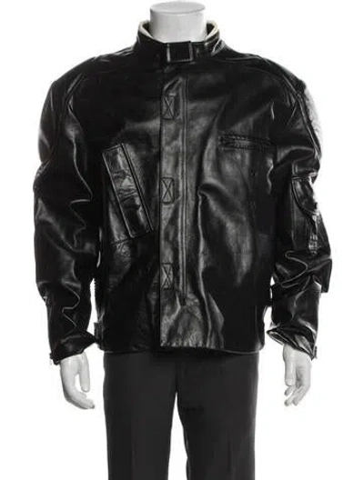 Pre-owned Acne Studios Moto Jacket In Black