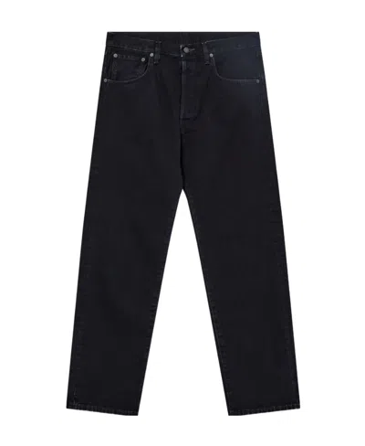 Acne Studios Multi-pocket Denim Trousers In Black