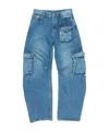Acne Studios Multi-pocket Jeans In Blue
