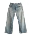 Acne Studios Regular Fit Five-pocket Distressed Jeans 2021 In Blue
