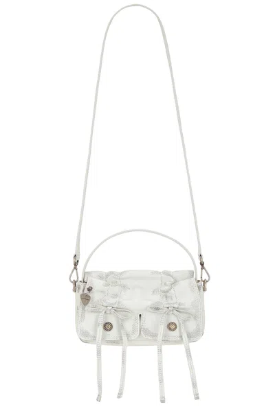 Acne Studios Multi Pocket Micro Bag In White
