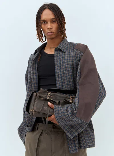 Acne Studios Multi-pocket Shoulder Bag In Black