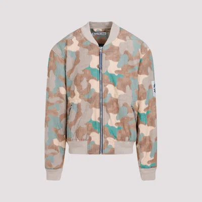 ACNE STUDIOS MULTICOLOR CAMOUFLAGE PATTERN JACKET