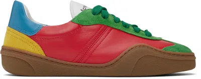ACNE STUDIOS MULTICOLOR LACE-UP SNEAKERS