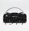 Acne Studios Multipocket Leather Shoulder Bag In Black