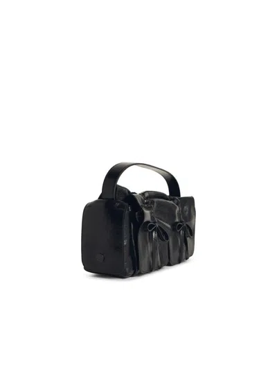 Acne Studios 'multipocket' Black Leather Bag