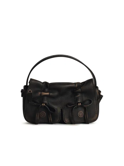 Acne Studios Multipocket Brown Leather Bag