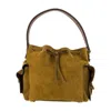 Acne Studios Multipocket Crossbody In Brown