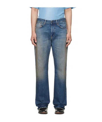 Acne Studios Multi-pocket Jeans In Blue