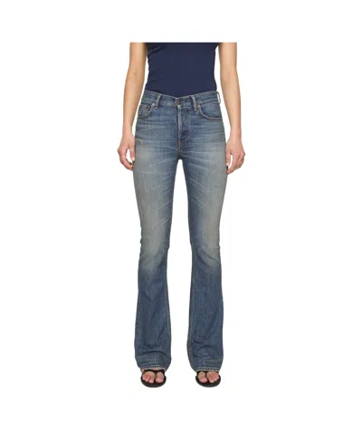 Acne Studios Multi-pocket Jeans In Blue