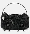 Acne Studios Multipocket Leather Shoulder Bag In Black
