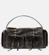 Acne Studios Multipocket Micro Bag In Brown