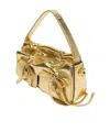 Acne Studios Multipocket Lux Metallic Micro Crossbody In Brown