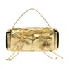 Acne Studios Multipocket Lux Shoulder Bag In Gold