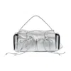 Acne Studios Multipocket Lux Shoulder Bag In Silver