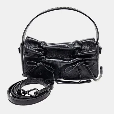 Pre-owned Acne Studios Multi-pocket Micro Bag In Black