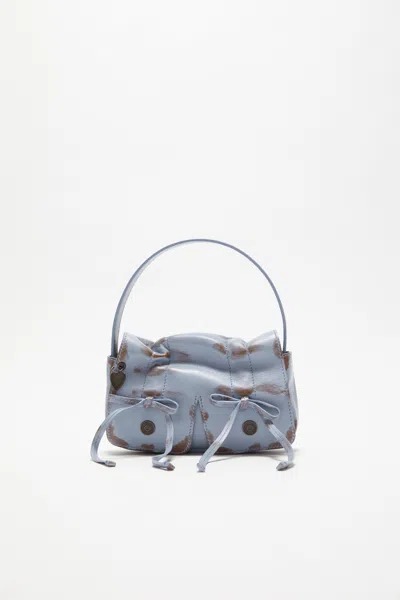 Acne Studios Multipocket Micro Bag In Lilac,brown