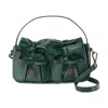Acne Studios Women's Multipocket Lux Shoulder Bag In Green
