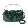 Acne Studios Women's Multipocket Lux Shoulder Bag In Green
