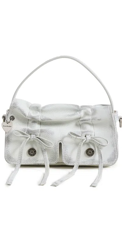 Acne Studios Multipocket Micro Vintage Bag White/grey
