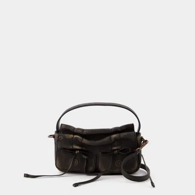 Acne Studios Multipocket Micro Vintage Crossbody In Black