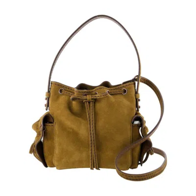 Acne Studios Multipocket Mini Crossbody In Brown