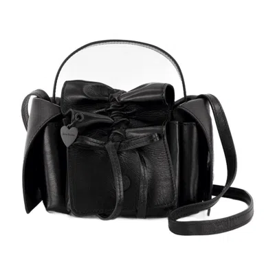 Acne Studios Mini Multi-pocket Hand-held Bag In Black
