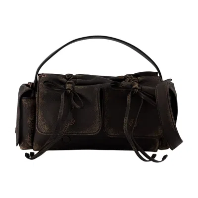 Acne Studios Multipocket Shoulder Bag In Brown