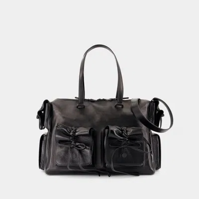 Acne Studios Multipocket Shoulder Bag In Black