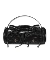 Acne Studios Multipocket Leather Shoulder Bag In Black
