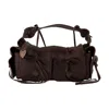 Acne Studios Multipocket Shoulder Bag In Brown