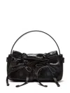 Acne Studios Black Leather Shoulder Bag In Black