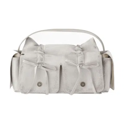 Acne Studios Multipocket Vintage Shoulder Bag In Orange