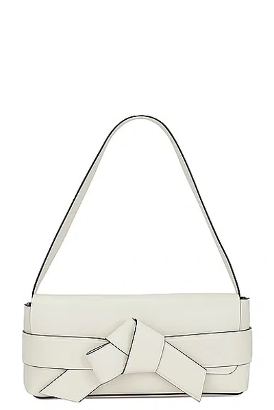 Acne Studios Musubi Shoulder Bag In White,black