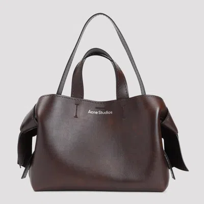 Acne Studios Musubi Midi Tote In Dark Brown