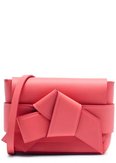 Acne Studios Musubi Leather Cross-body Bag In Pink