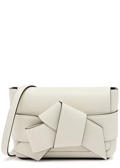 Acne Studios Musubi Leather Cross-body Bag In White